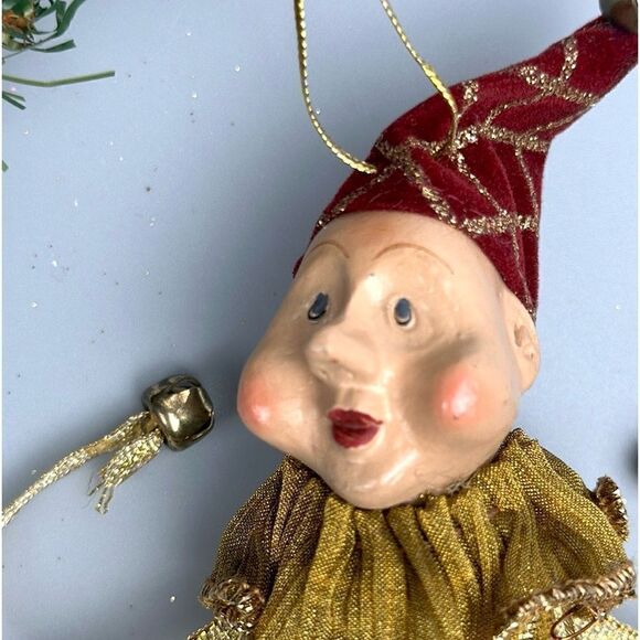 Katherine’s Collection Wayne Kleski Christmas Ornament Clown Jester on a Stick - Picture 6 of 15